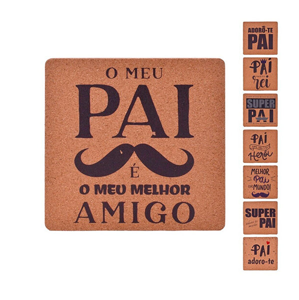 Placa Dia do Pai 15 x 15 cm