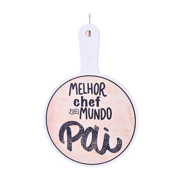 Placa MDF Dia do Pai 36 cm