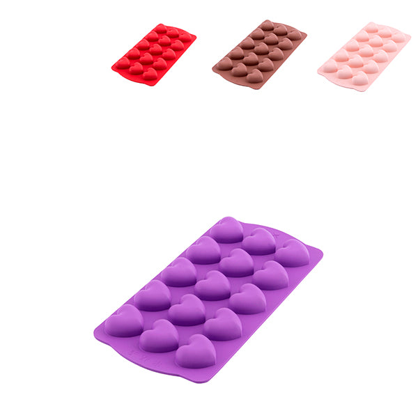 Molde Silicone para Gelo/Bombons Coração